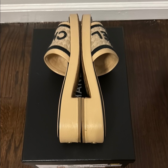 CHANEL Sandals Size 38.5